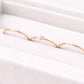 Dainty Sterling Silver Stacking Rings Set: Minimalist CZ Trio