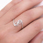 Sterling Silver Spiral Ring – Adjustable Open Swirl, Boho Jewelry