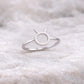Sterling Silver Taurus Zodiac Ring – Minimalist Bull Horn Astrology Jewelry