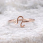 Sterling Silver Leo Zodiac Ring, Minimal Astrology Band, July August Birthday Jewelry