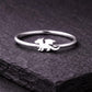 925 Sterling Silver Dragon Ring – Minimal Winged Band – Tiny Fantasy Animal Ring