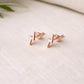 925 Sterling Silver Lightning Bolt Stud Earrings – Tiny Thunder Studs – Minimal Everyday Jewelry