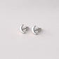 925 Sterling Silver Moon Stud Earrings – Tiny Crescent Moon Studs – Minimal Everyday Jewelry