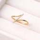 925 Sterling Silver X Cross CZ Ring, Minimalist Pave Band, Modern Everyday Jewelry