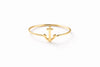 925 Sterling Silver Anchor Ring, Minimalist Nautical Stacking Band, Ocean Lover Jewelry