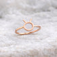 Sterling Silver Taurus Zodiac Ring – Minimalist Bull Horn Astrology Jewelry