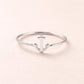 925 Sterling Silver Anchor Ring, Minimalist Nautical Stacking Band, Ocean Lover Jewelry