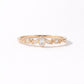 925 Sterling Silver Marquise CZ Vine Ring, Vintage Leaf Wedding Band, Nature Stackable Gift