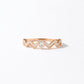 Sterling Silver Crown Ring, Marquise CZ Zigzag Band, Stackable Wedding Band