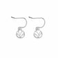 925 Sterling Silver Leaf Drop Earrings, Minimalist Botanical Nature Design