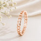 Sterling Silver Heart Eternity Ring, Minimalist Stackable Band, Romantic Love Jewelry