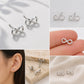 925 Sterling Silver Infinity Stud Earrings, Minimalist Symbol, Everyday Unisex Jewelry