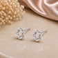 925 Sterling Silver Interlocking Knot Stud Earrings, Minimalist Love Symbol, Dainty Everyday Jewelry