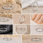 Sterling Silver Baguette CZ Ring, Minimalist Wedding Band, Stackable Anniversary Bridal Jewelry