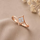 Sterling Silver Floral CZ Ring, Dainty Minimalist Promise Ring, Everyday Jewelry