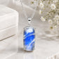 Natural Moonstone Pendant Necklace, Sterling Silver Cushion Cabochon, Minimalist Gemstone Jewelry