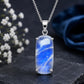 Natural Moonstone Pendant Necklace, Sterling Silver Cushion Cabochon, Minimalist Gemstone Jewelry