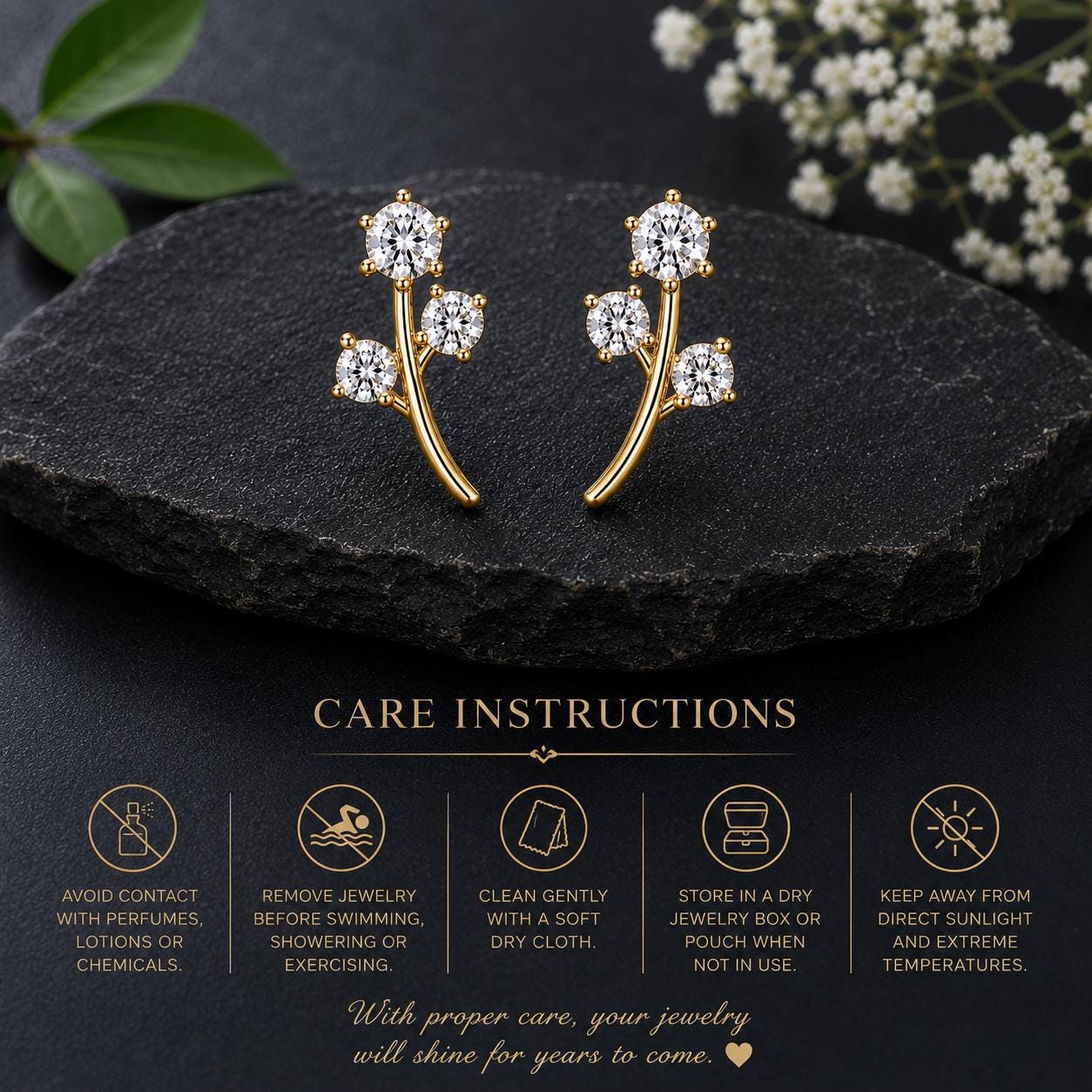 925 Sterling Silver Moissanite Leaf Stud Earrings, Minimalist Nature Botanical Jewelry