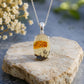 925 Sterling Silver Shazar Dendrite Agate Oval Pendant, Nature Inspired Necklace