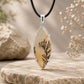 925 Sterling Silver Shazar Dendrite Agate Pendant, Natural Marquise Dendritic Agate Necklace, Handmade Gemstone Pendant, Nature Jewelry